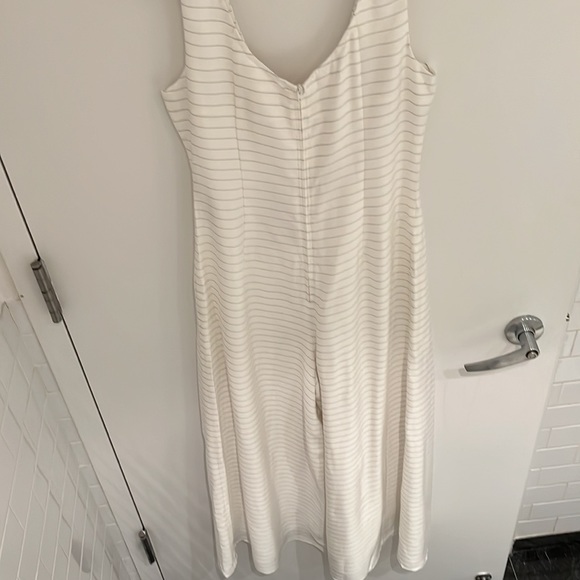 Keepsake the Label Fever Striped Wide Leg Ivory Jumpsuit, NWT Size 4 - Picture 11 of 15